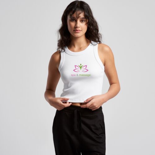 Women Organic Rib Crop Tank Thumbnail